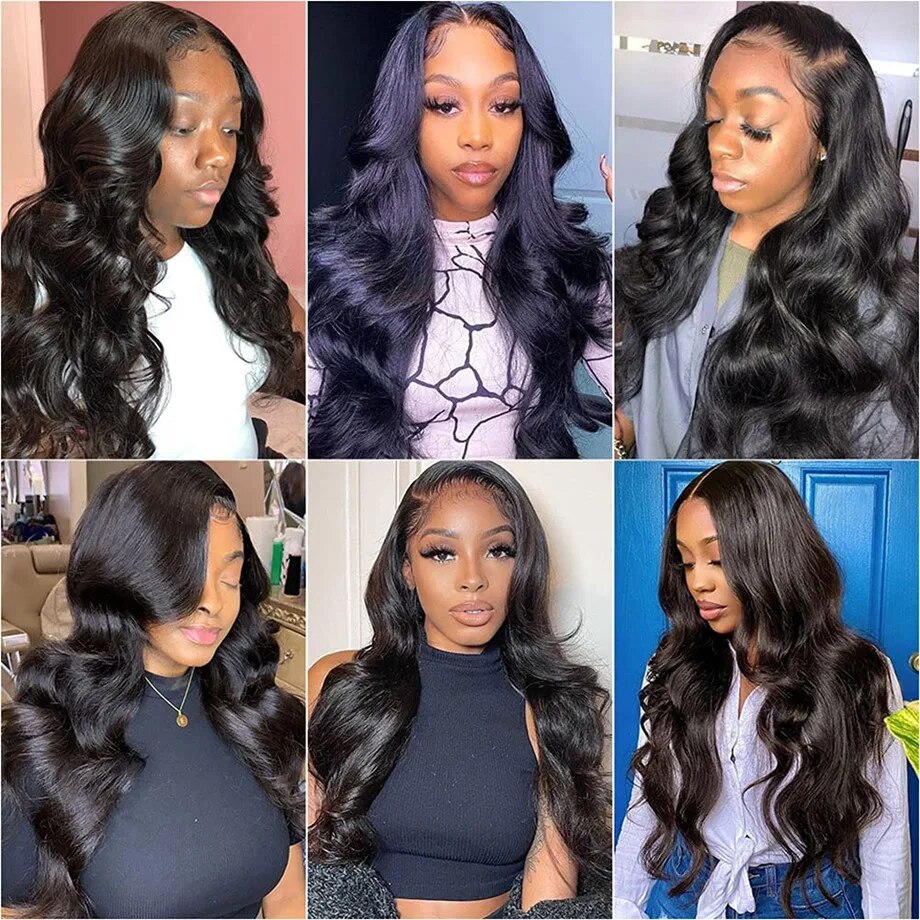 Body Wave Lace Front Wig 13X4 13X6 30 32 34 36 38 Inch 4X4 Lace Closure Wig Gluless Transparent Human Hair Lace Frontal Wig Sale